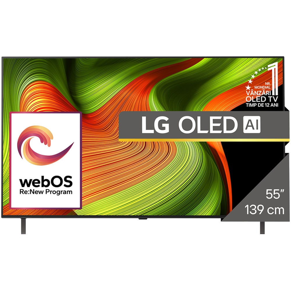 Televizor OLED Smart LG 55B53LA, Ultra HD 4K, HDR, 139cm