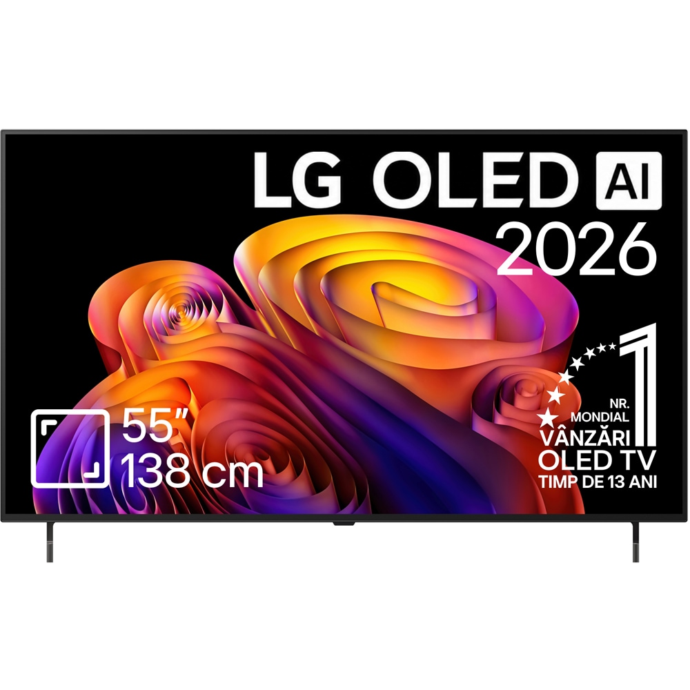 Televizor OLED Smart LG 55B62LA, Ultra HD 4K, HDR, 139cm