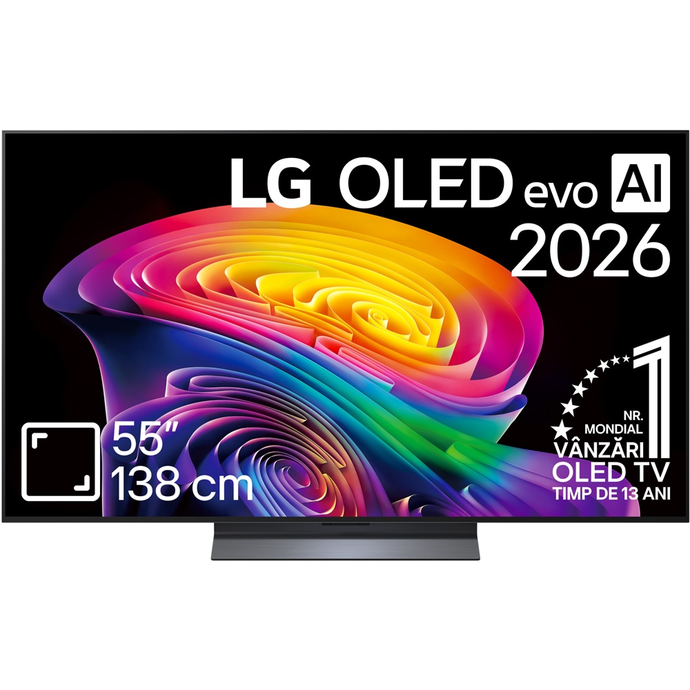 Televizor OLED Evo Smart LG 55C61LA, Ultra HD 4K, HDR, 139cm