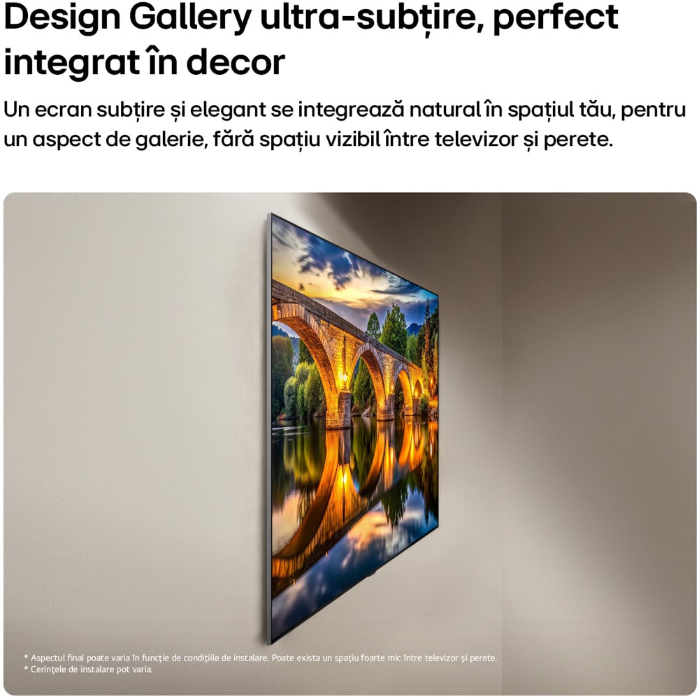 Televizor OLED Evo Smart LG 55G62LW, Ultra HD 4K, HDR, 139cm