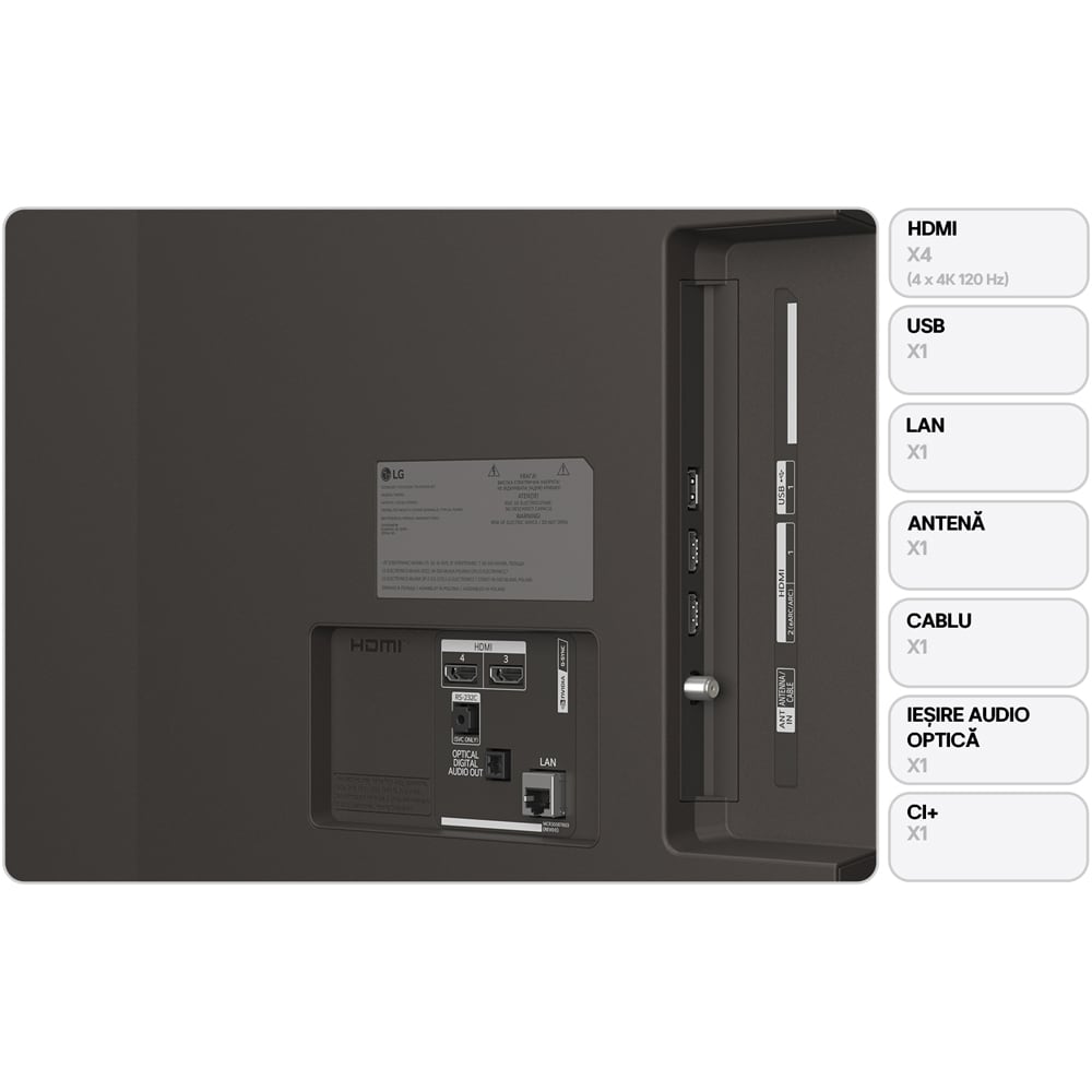Televizor OLED Smart LG 65B62LA, Ultra HD 4K, HDR, 164cm