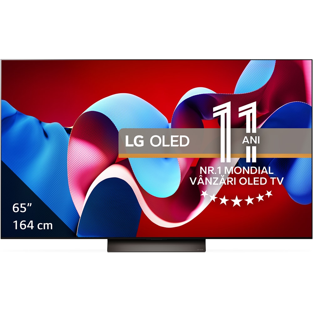 Televizor OLED Evo Smart LG 65C41LA, Ultra HD 4K, HDR, 164cm