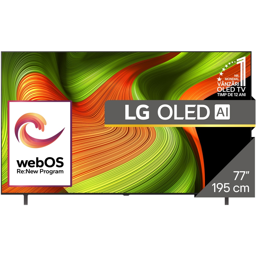 Televizor OLED Smart LG 77B53LA, Ultra HD 4K, HDR, 195cm