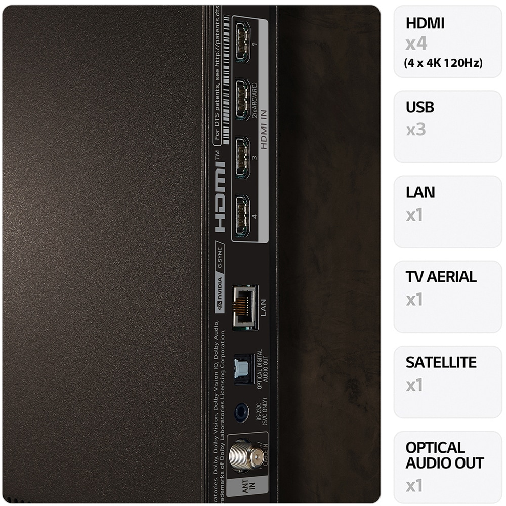 Televizor OLED Evo Smart LG 77C41LA, Ultra HD 4K, HDR, 195cm