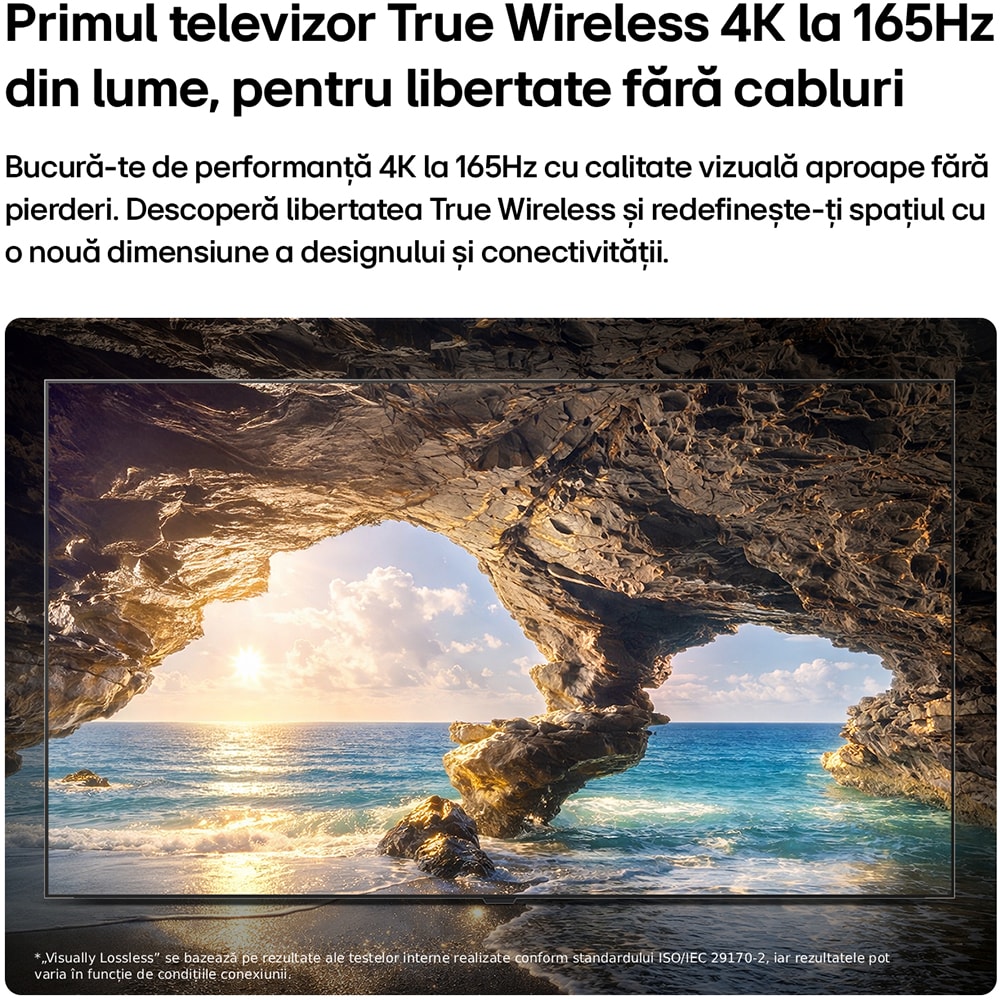 Televizor OLED Evo True Wireless LG OLED83W69LA, Ultra HD 4K, HDR, 209 cm
