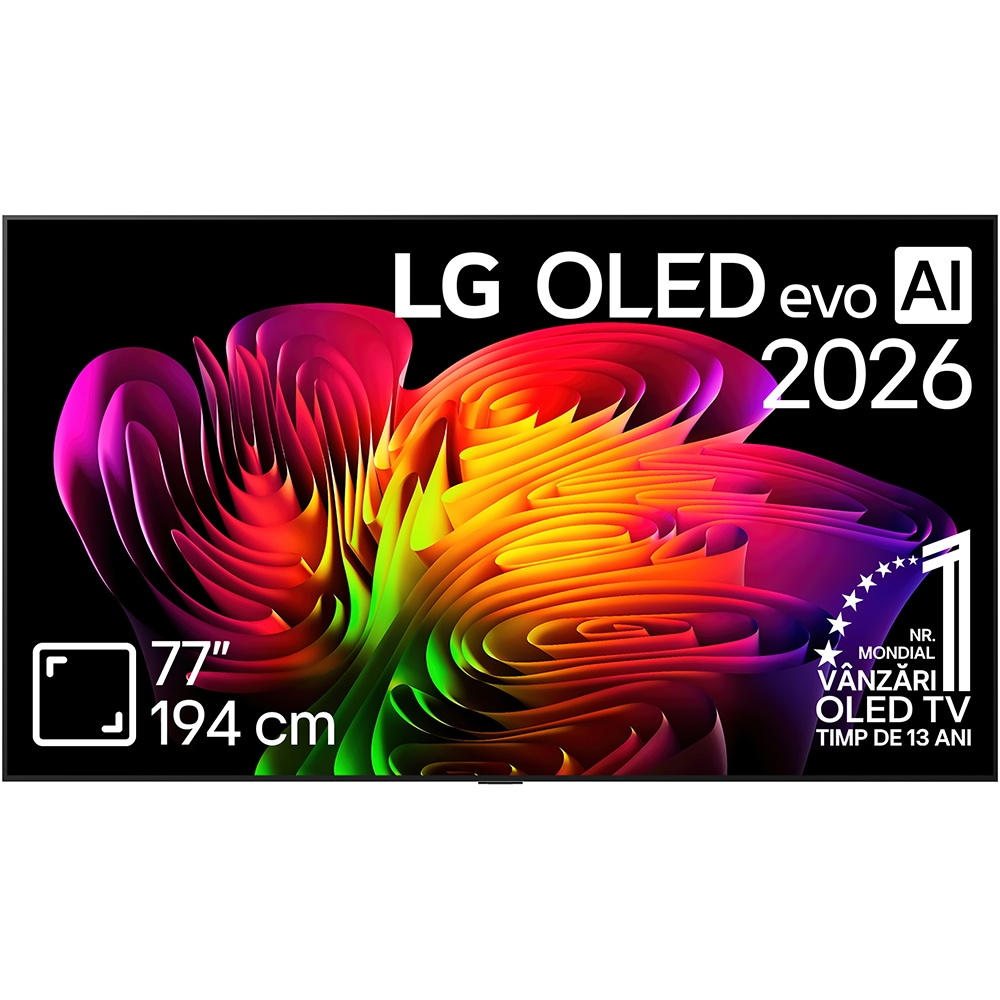 Televizor OLED Evo True Wireless LG OLED77W69LA, Ultra HD 4K, HDR, 194 cm