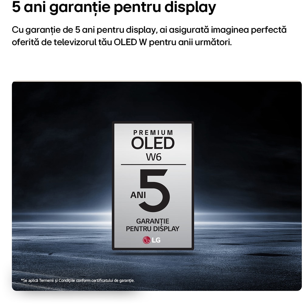 Televizor OLED Evo True Wireless LG OLED83W69LA, Ultra HD 4K, HDR, 209 cm