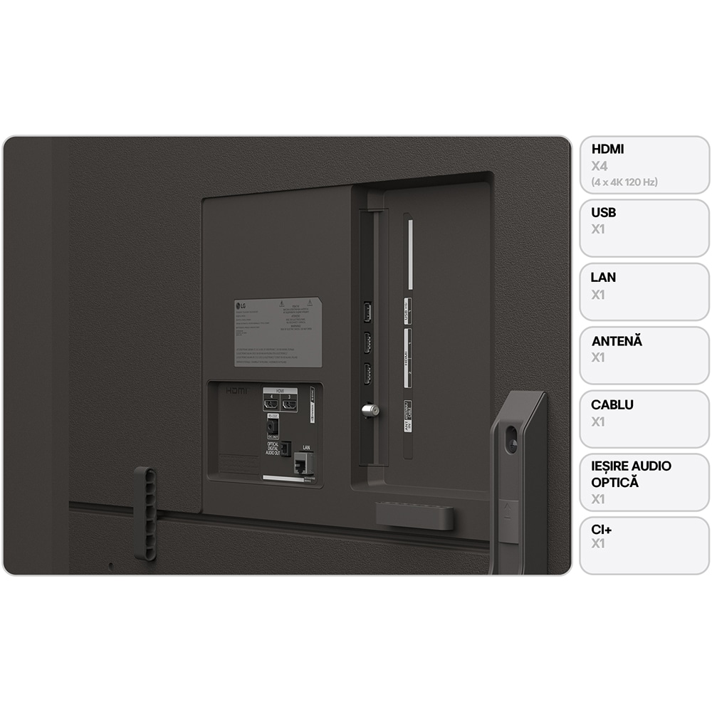 Televizor OLED Smart LG 83B62LA, Ultra HD 4K, HDR, 209 cm