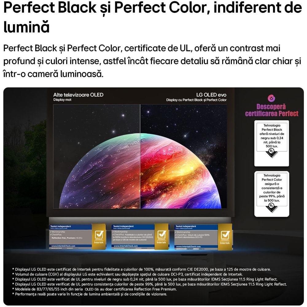 Televizor OLED Evo Smart LG 83G62LW, Ultra HD 4K, HDR, 210cm