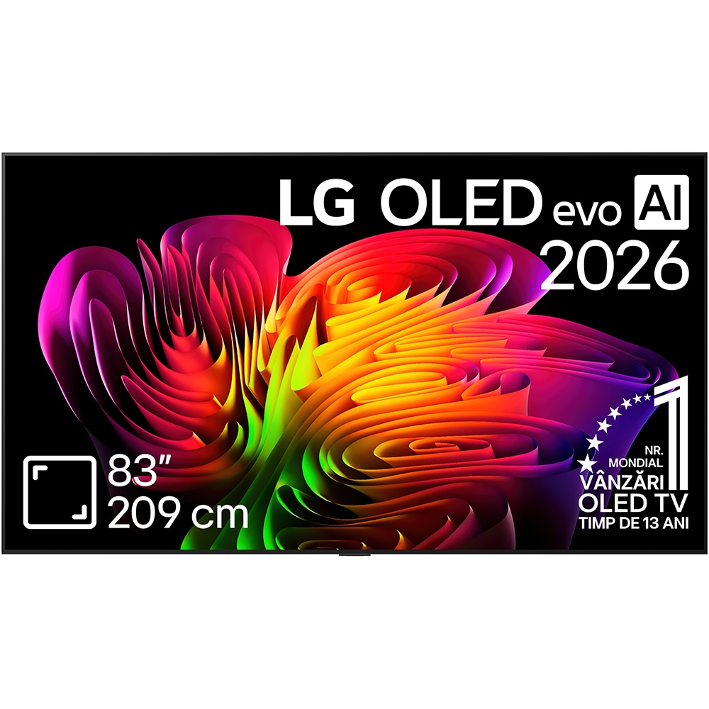 Televizor OLED Evo True Wireless LG OLED83W69LA, Ultra HD 4K, HDR, 209 cm