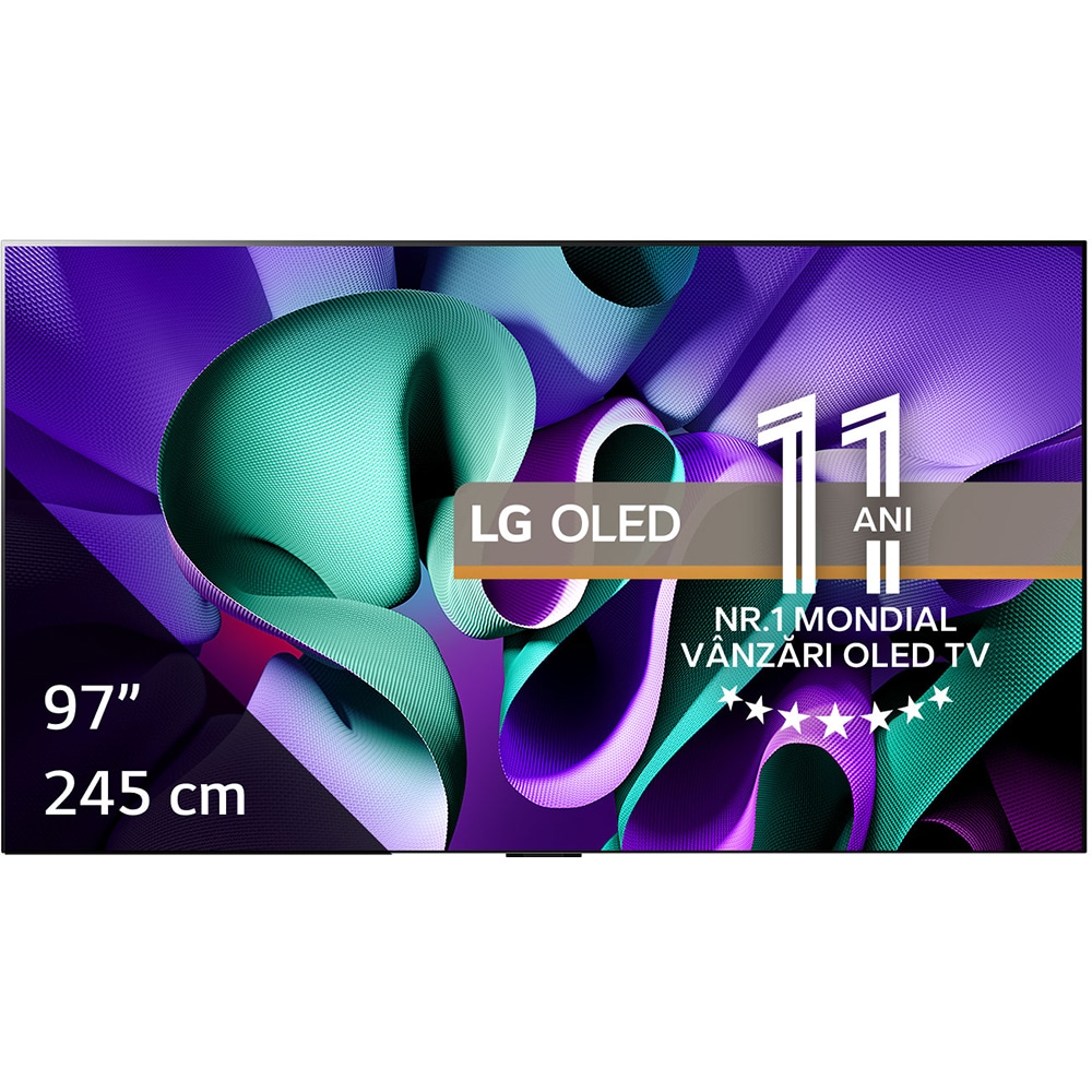 Televizor OLED Signature Smart LG 97M49LA, Ultra HD 4K, HDR, 245cm