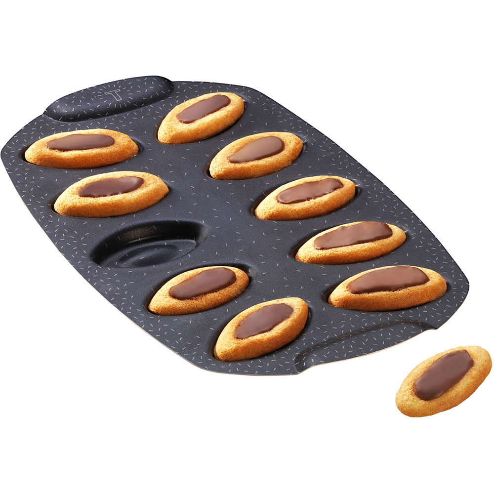 Forma de copt TEFAL PerfectBake Mini J5734202, 20cm, aluminiu, negru-maro