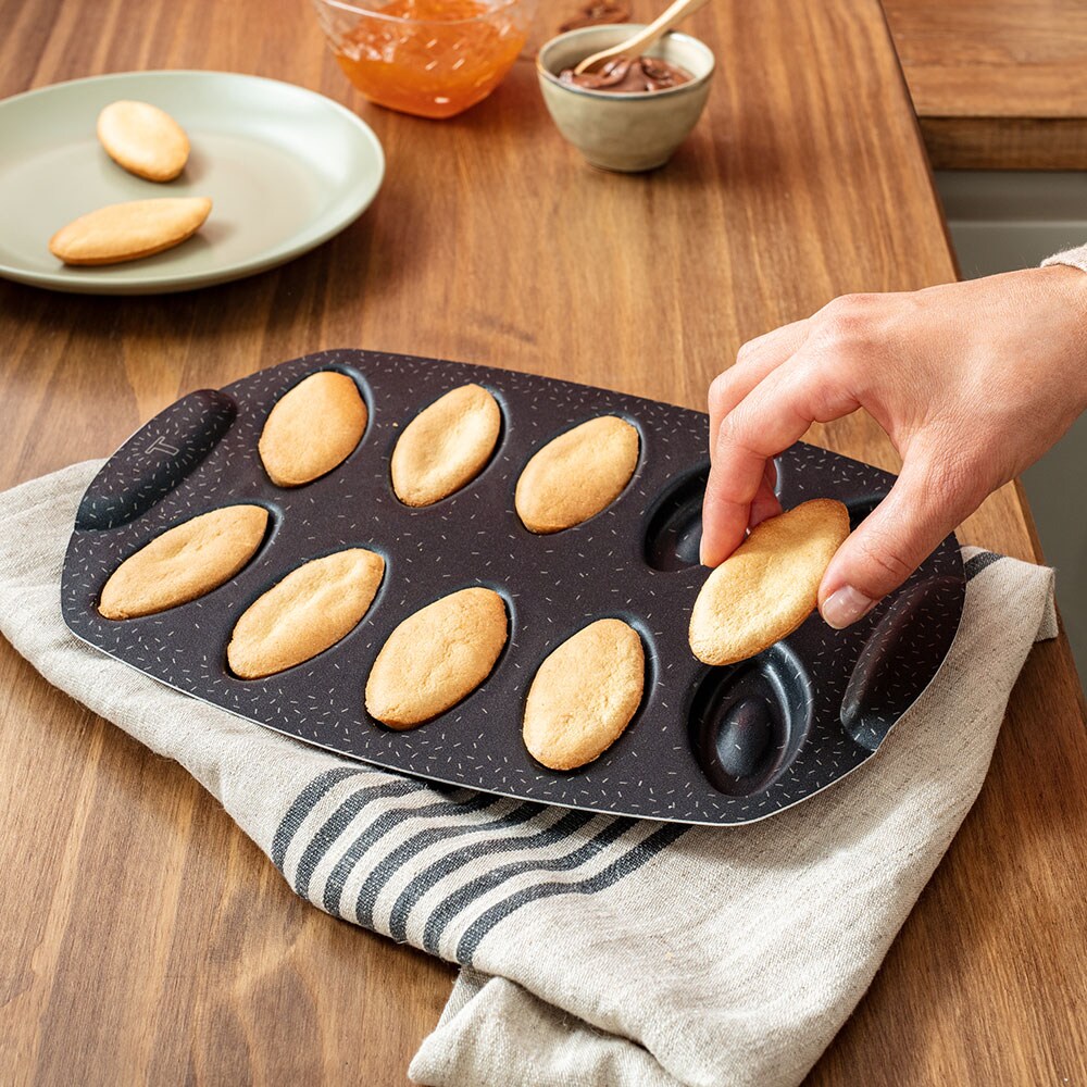 Forma de copt TEFAL PerfectBake Mini J5734202, 20cm, aluminiu, negru-maro