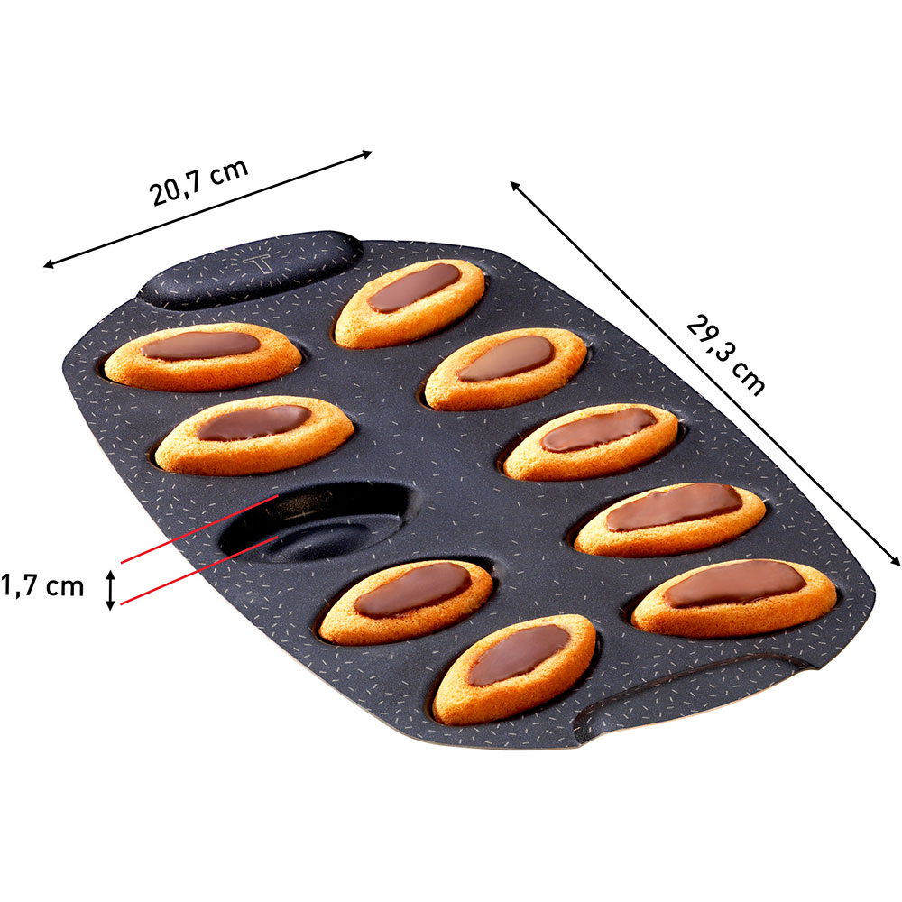 Forma de copt TEFAL PerfectBake Mini J5734202, 20cm, aluminiu, negru-maro