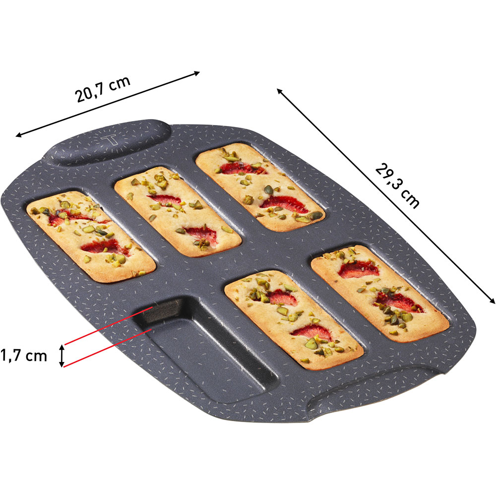 Forma de copt TEFAL PerfectBake Mini J5734402, 25cm aluminiu, negru-maro