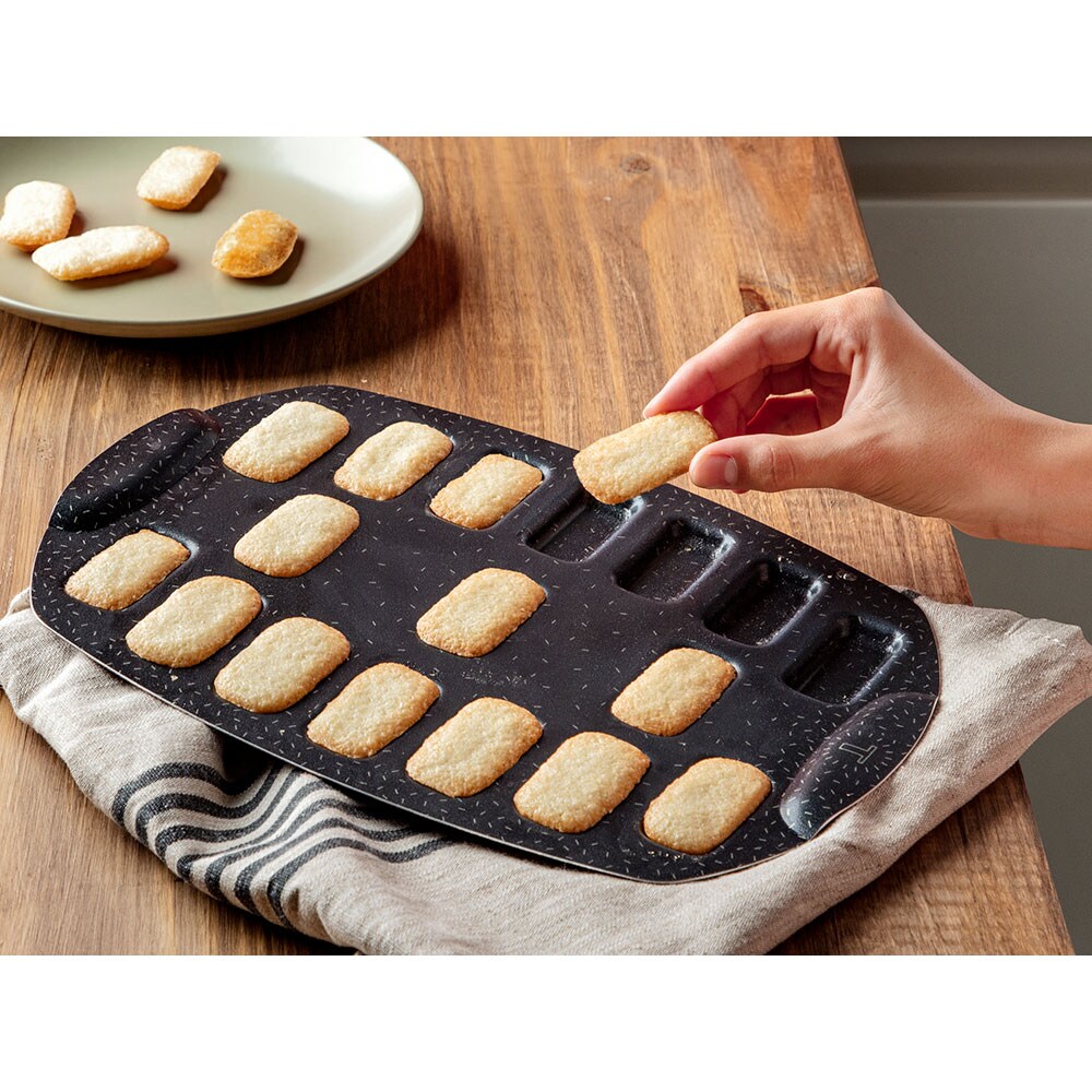 Forma de copt TEFAL PerfectBake Mini J5734702, 20cm, aluminiu, negru-maro