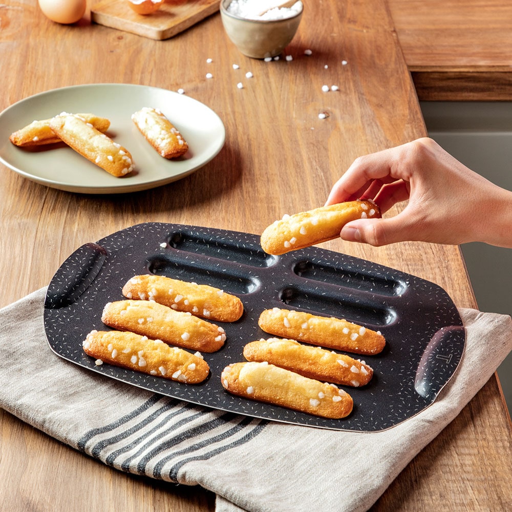 Forma de copt TEFAL PerfectBake Mini J5734802, 20cm, aluminiu, negru-maro