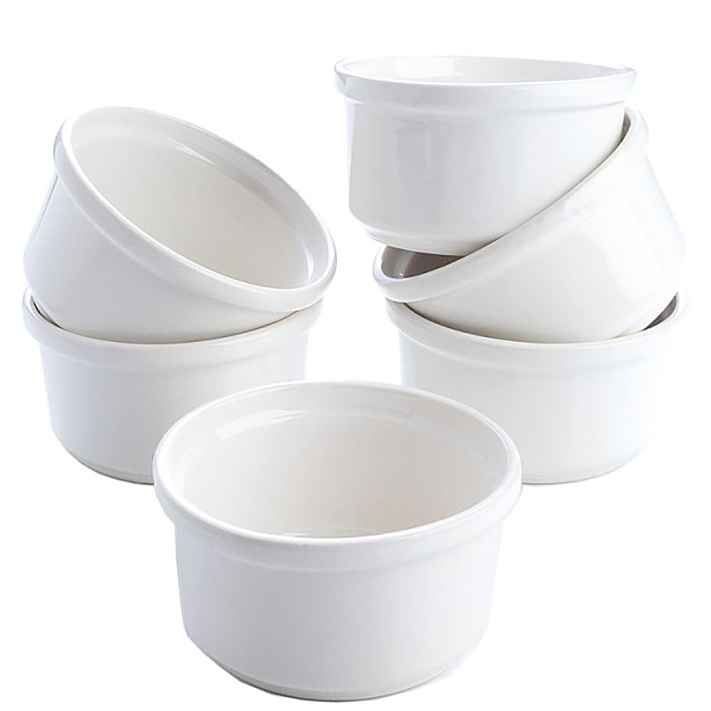 Set forme de copt STUDIO CASA SRM576, 6 piese, ceramica, alb