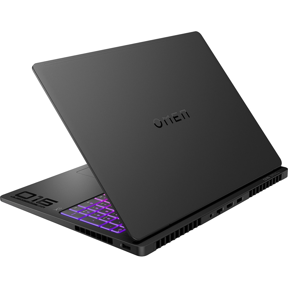 Laptop Gaming HP Omen Max 16-ah0101nn, Intel Core Ultra 7 255HX pana la 5.2GHz, 16" WQXGA OLED, 32GB, SSD 2TB, NVIDIA GeForce RTX 5070Ti 12GB, Free DOS, negru