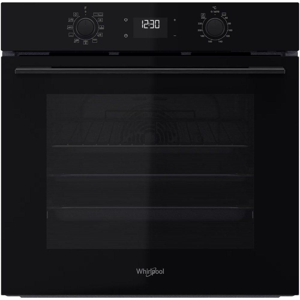 Cuptor incorporabil WHIRLPOOL OMK58HU1B, Electric, Gatire cu abur, Autocuratare hidrolitica, 71 l, Clasa A+, negru