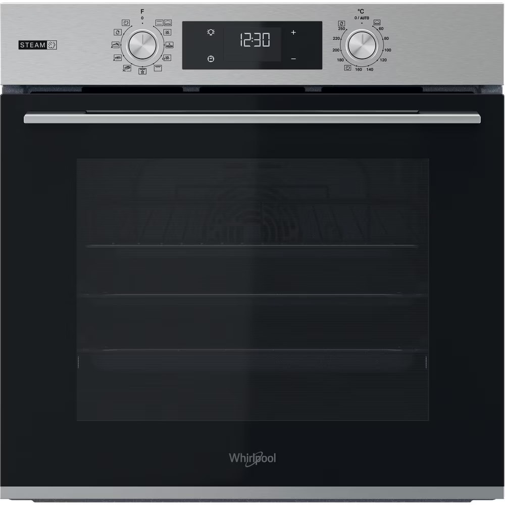 Cuptor incorporabil WHIRLPOOL OMSK58HU1SX, Electric, Gatire cu abur, Autocuratare hidrolitica, 71 l, Clasa A+, inox
