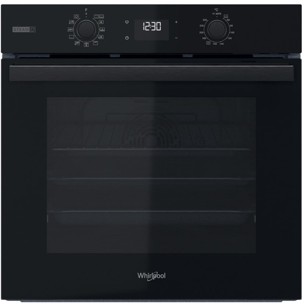 Cuptor incorporabil WHIRLPOOL OMSR58CU1SB, Electric, Gatire cu abur, Autocuratare catalitica, 71 l, Clasa A+, negru