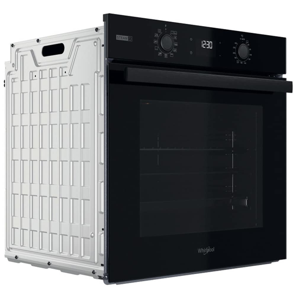 Cuptor incorporabil WHIRLPOOL OMSR58CU1SB, Electric, Gatire cu abur, Autocuratare catalitica, 71 l, Clasa A+, negru