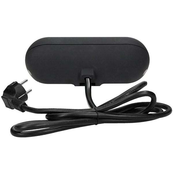 Prelungitor ORNO OR-AE-13133(GS)/B, 2 prize, 2 x USB, 1.4m, montaj incastrabil, negru