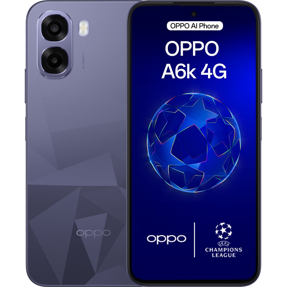 Telefon OPPO A6k, 256GB, 4GB RAM, Dual SIM, Crystal Black