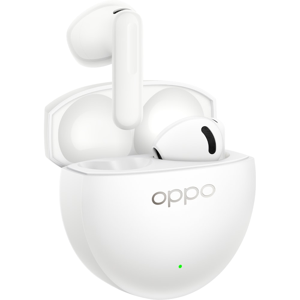 Casti OPPO Enco Air5s, True Wireless, Bluetooth, In-Ear, Microfon, Noise Cancelling, Lunar White