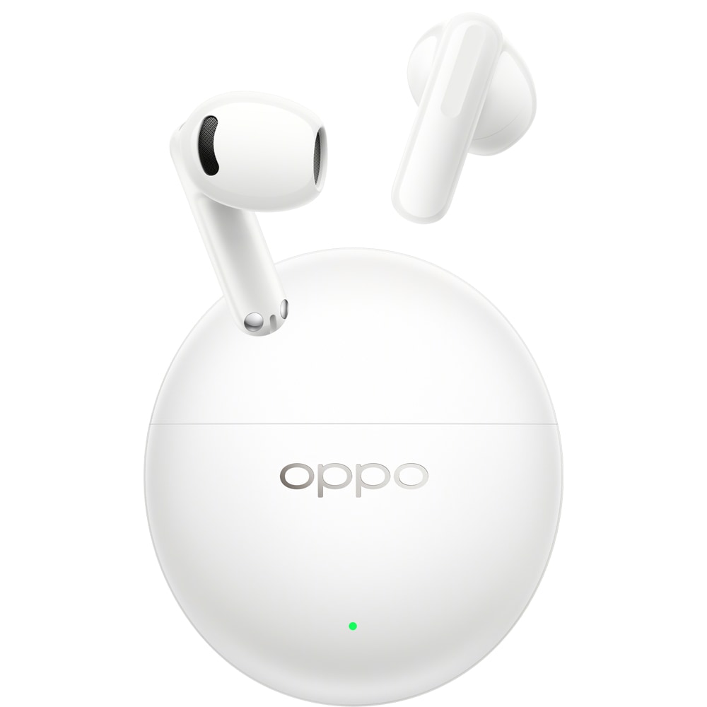 Casti OPPO Enco Air5s, True Wireless, Bluetooth, In-Ear, Microfon, Noise Cancelling, Lunar White