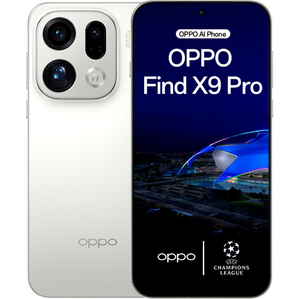 Telefon OPPO Find X9 Pro, 512GB, 16GB RAM, Dual SIM, Silk White