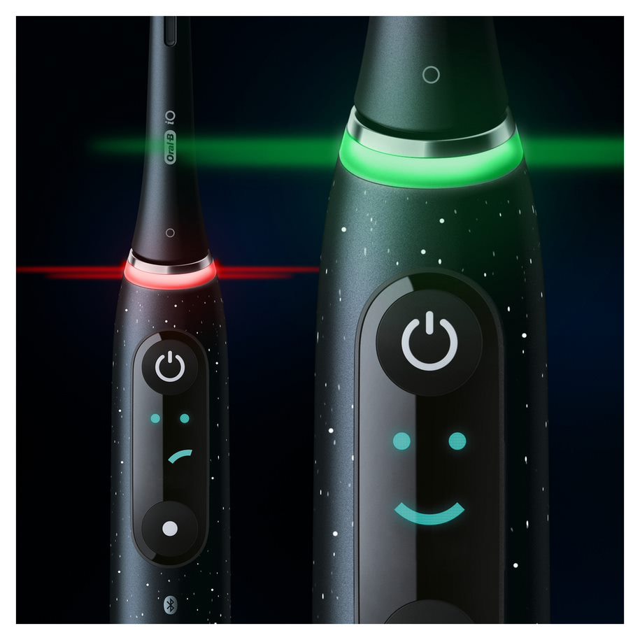 Periuta de dinti electrica ORAL-B iO10, Bluetooth, Curatare 3D, Inteligenta artificiala, 7 programe, 1 capat, negru