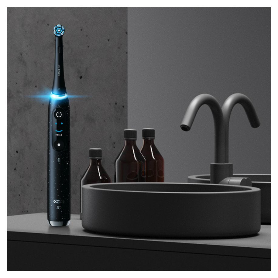 Periuta de dinti electrica ORAL-B iO10, Bluetooth, Curatare 3D, Inteligenta artificiala, 7 programe, 1 capat, negru