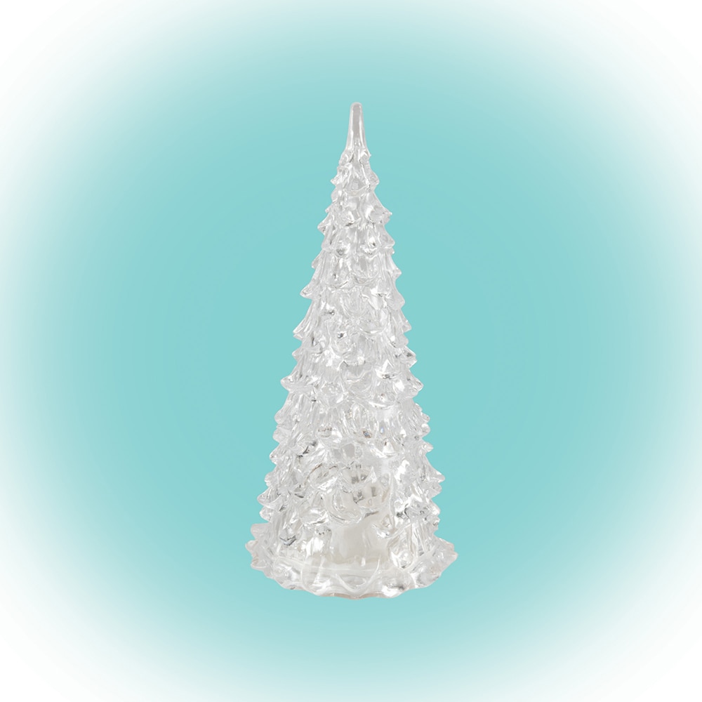 Figurina brad cu LED HOME CDM 12, 12cm, alb