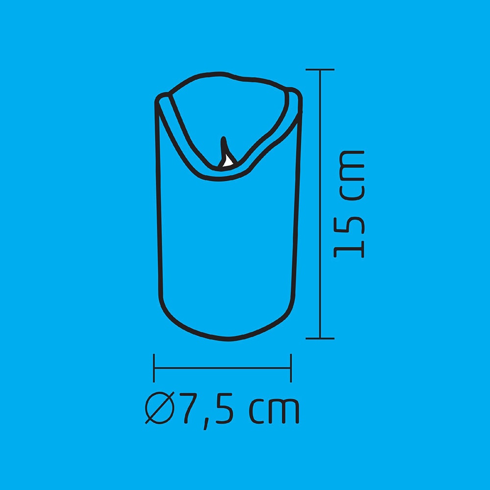Lumanare cu LED HOME CMW 16, 15cm, alb