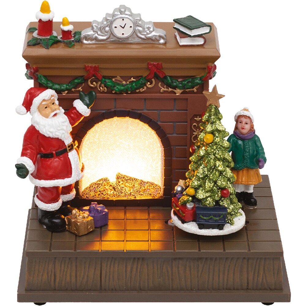 Diorama semineu HOME DRM14, 1.5V, iluminare alb cald