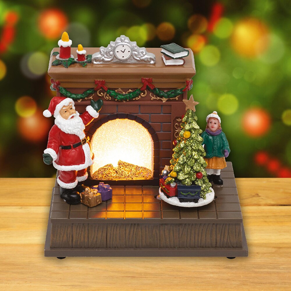 Diorama semineu HOME DRM14, 1.5V, iluminare alb cald