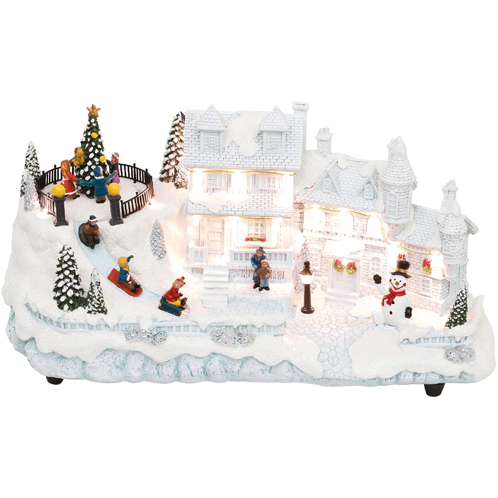 Diorama casa alba HOME DRM16, 230V, lumina LED alba