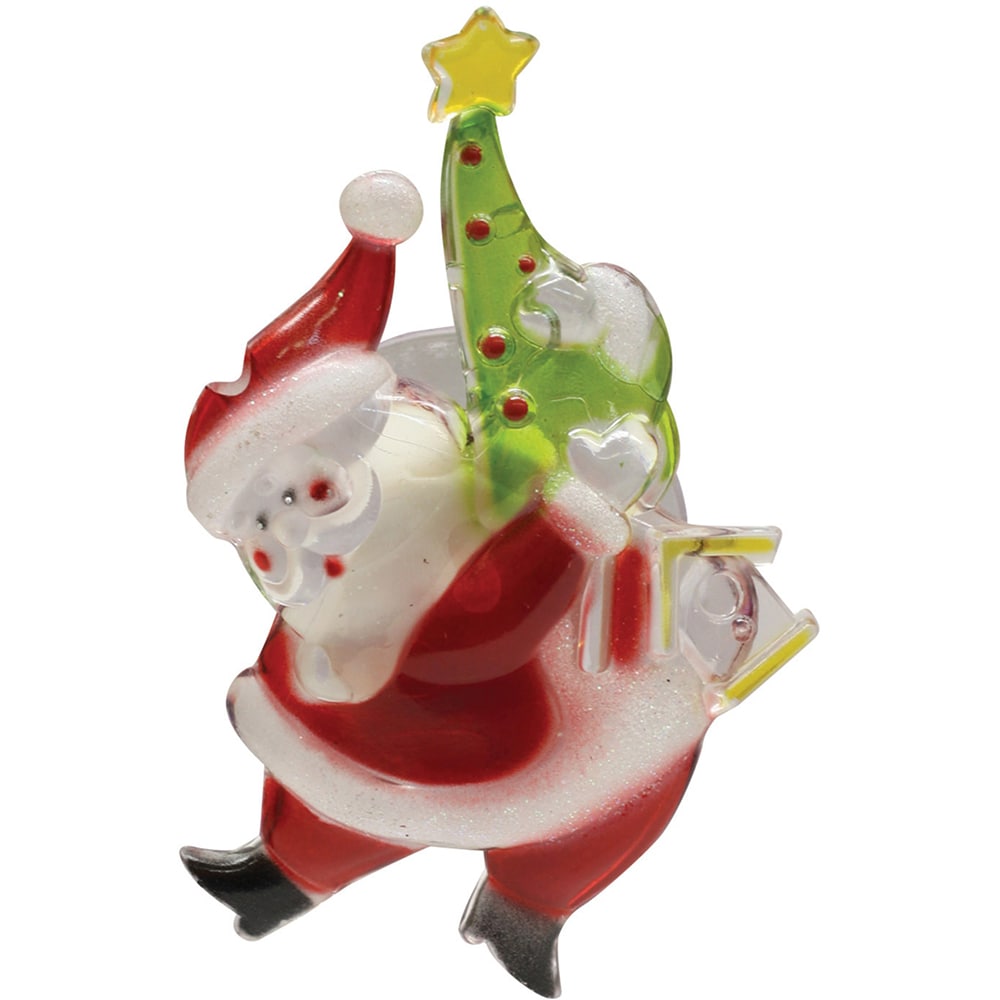 Decor fereastra HOME KID 323, autoadeziv, LED, rosu