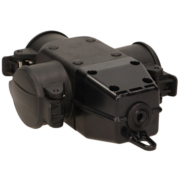 Priza de exterior ORNO OR-AE-1346 (GS), 3 prize, IP44, negru