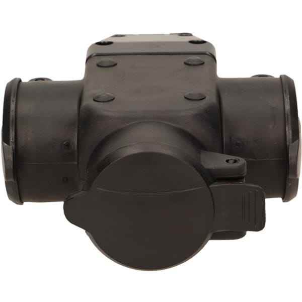 Priza de exterior ORNO OR-AE-1346 (GS), 3 prize, IP44, negru