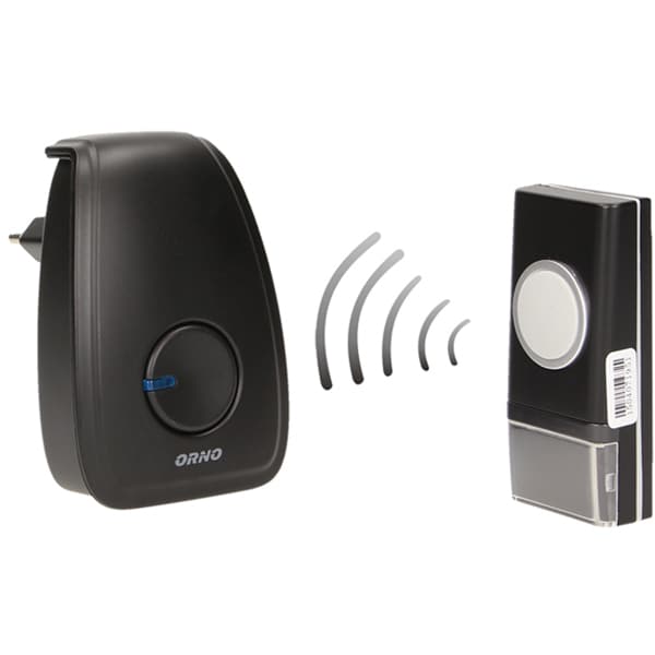 Sonerie Wireless ORNO OR-DB-YK-117,100m, negru-gri