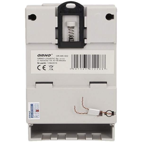 Contor monofazat ORNO OR-WE-502, 80A, 230V, IP20, alb