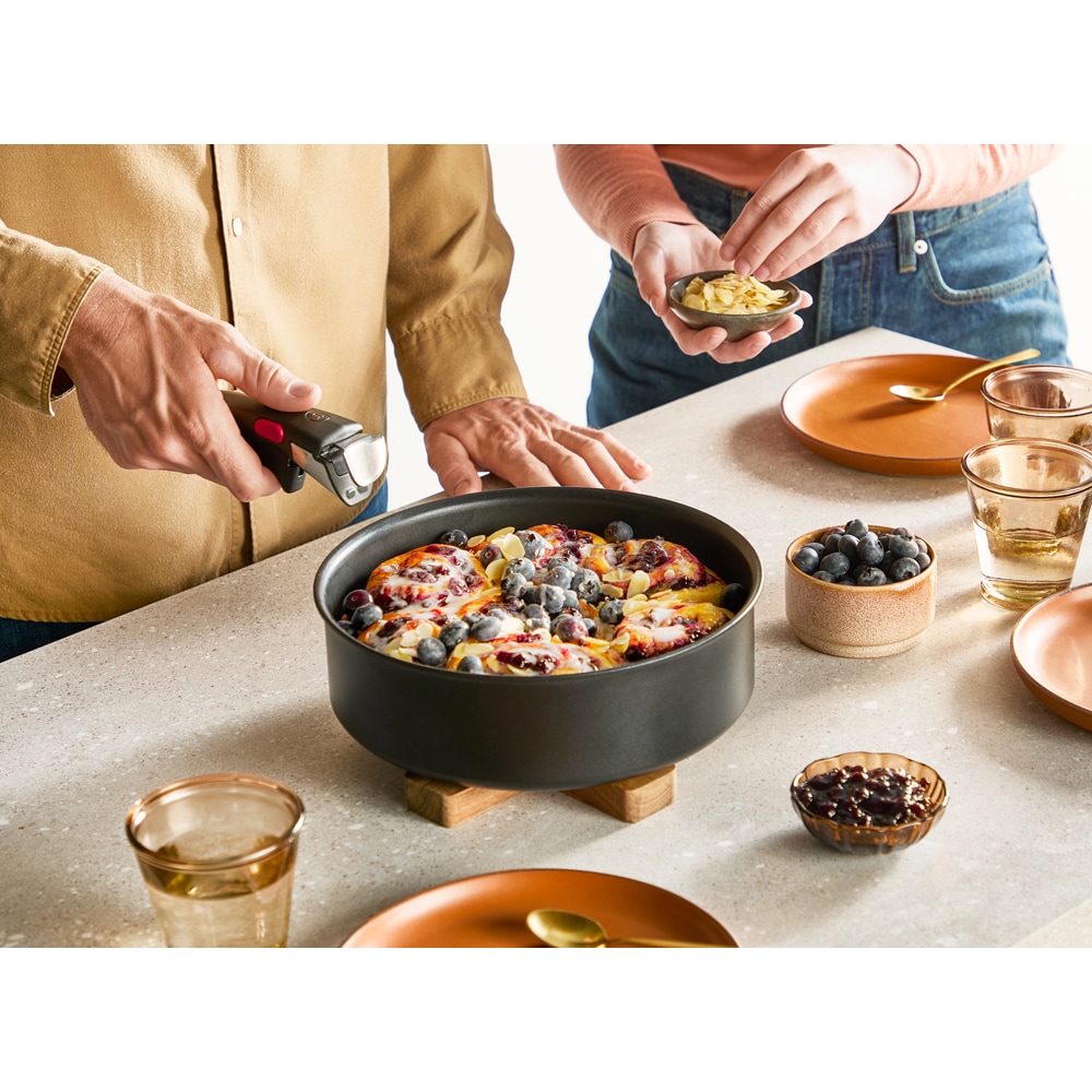 Set vase TEFAL Ingenio Excellence P0009953, 8 piese, negru