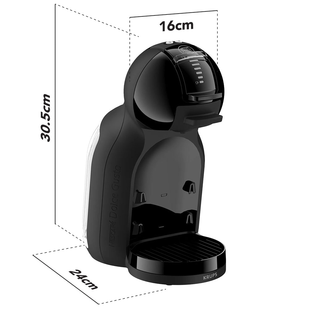 Espressor cu capsule KRUPS Dolce Gusto Mini Me KP1438F0, 0.8l, 1600W, 15 bar, negru