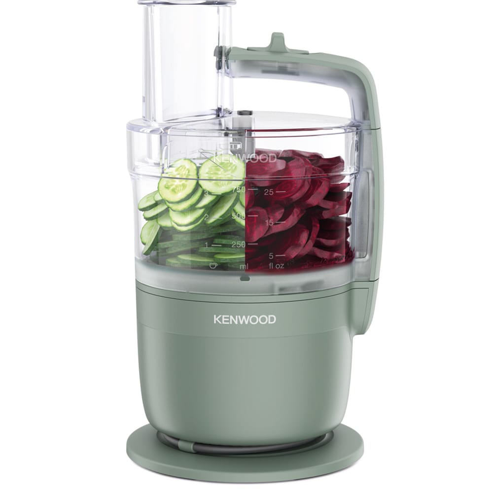 Robot de bucatarie KENWOOD MultiPro Go MultiPro Go FDP23.140GR, vas 1.3l, 650W, 2 trepte viteza, verde