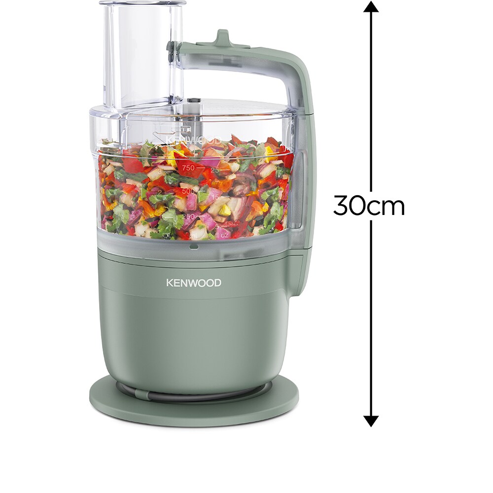 Robot de bucatarie KENWOOD MultiPro Go MultiPro Go FDP23.140GR, vas 1.3l, 650W, 2 trepte viteza, verde