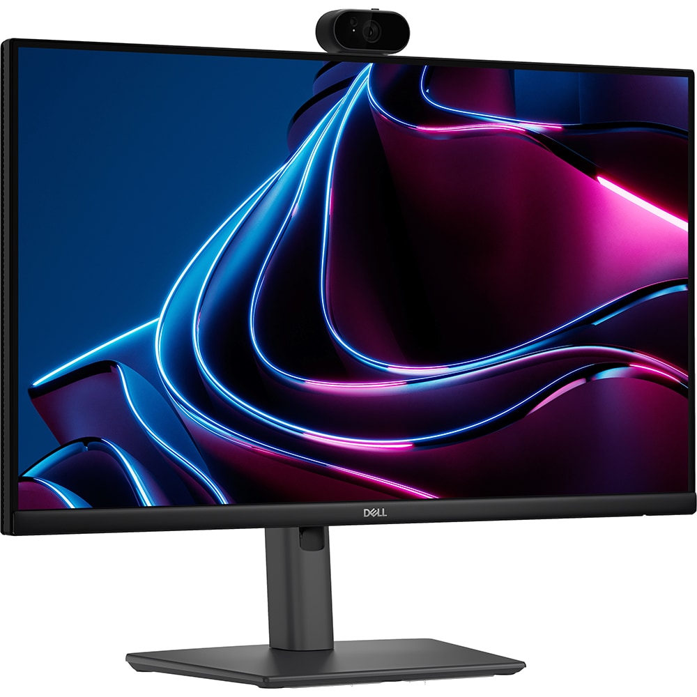 Monitor LED IPS DELL P2426HEV, 23.8", Full HD, 120Hz, webcam, pivot, negru