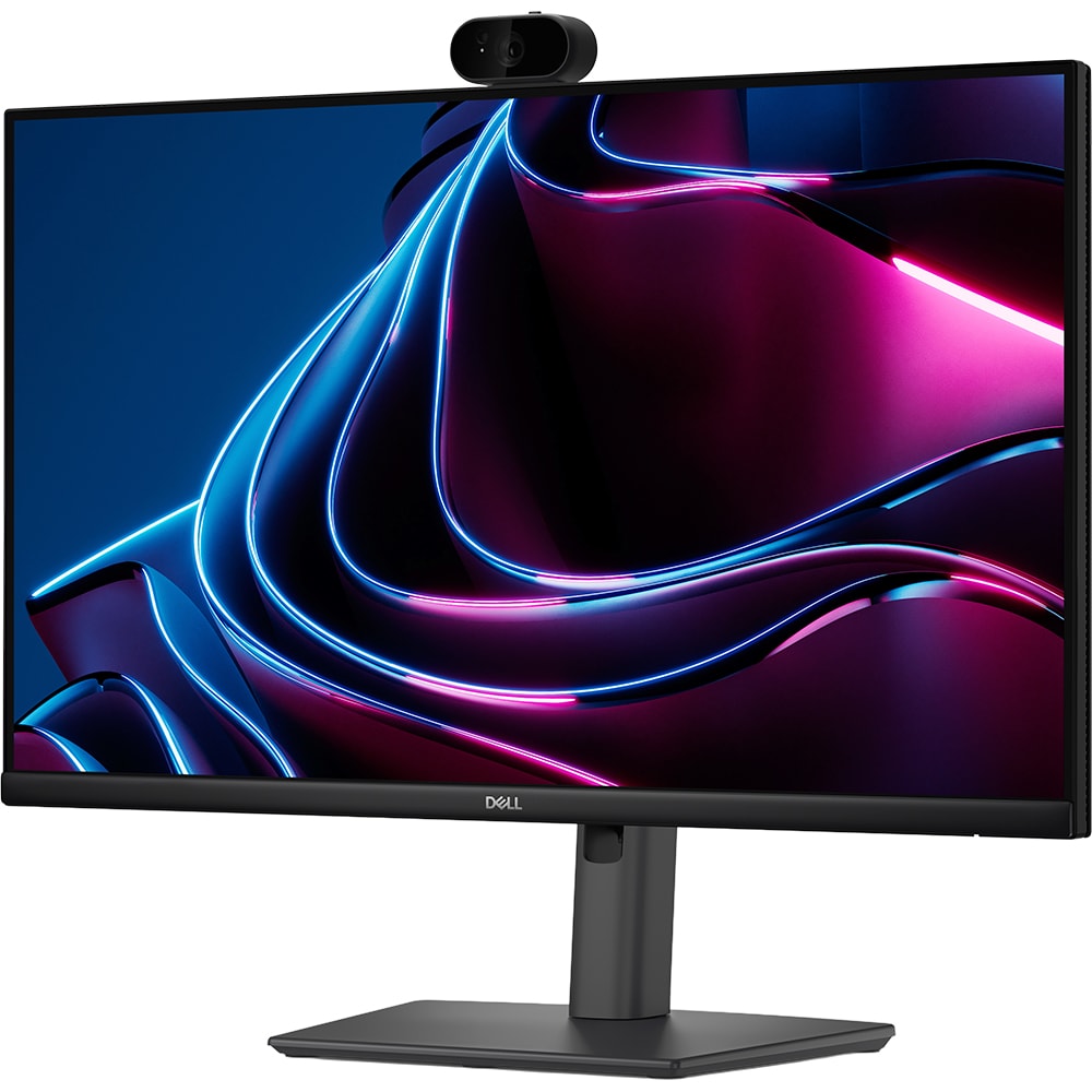 Monitor LED IPS DELL P2426HEV, 23.8", Full HD, 120Hz, webcam, pivot, negru